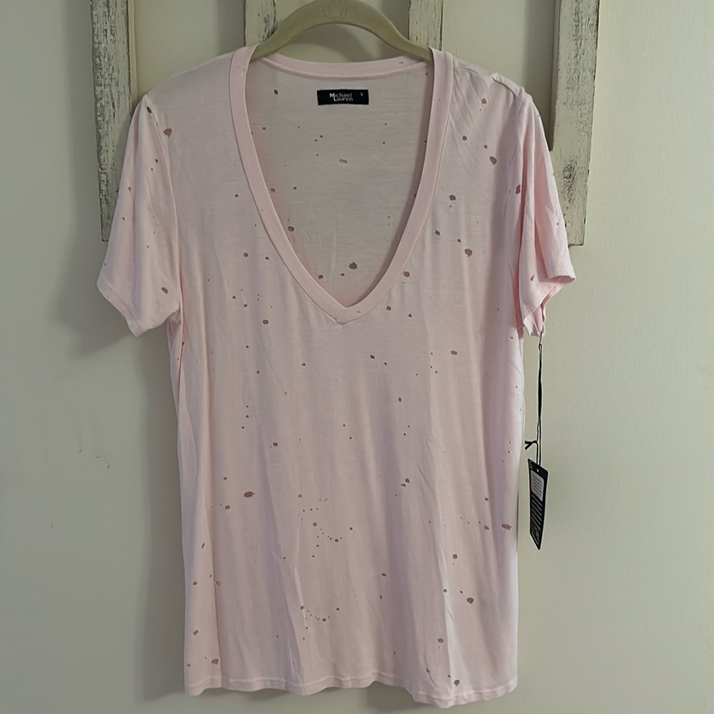 Michael Lauren Distressed Tee